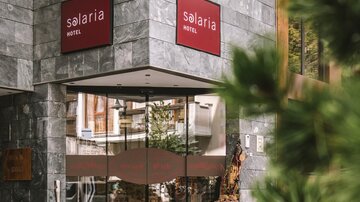 Entrance of Hotel Solaria Ischgl